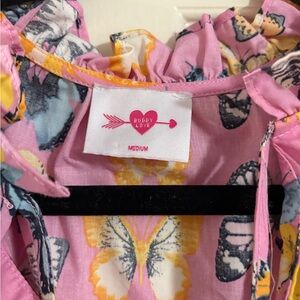 Buddy Love Pink and Yellow Butterfly dress. Worn just a few times.